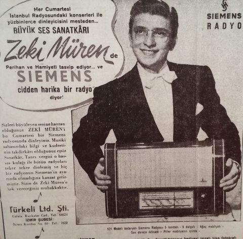 Zeki Müren siemens reklamı